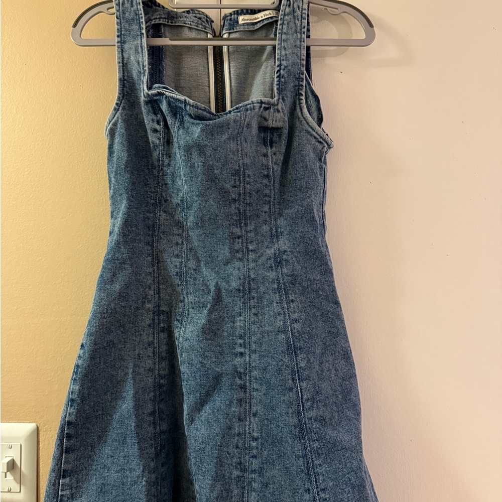 Abercrombie & Fitch Blue Denim Top
